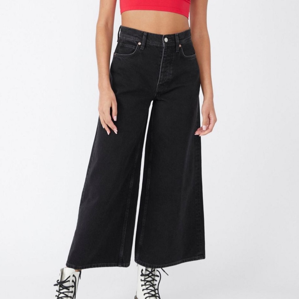 FP Landry Wide Leg Denim Jeans